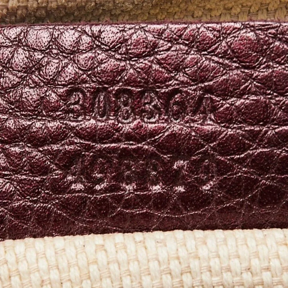 Gucci Purple Metallic Leather Soho Disco Shoulder Bag - Picture 6 of 11